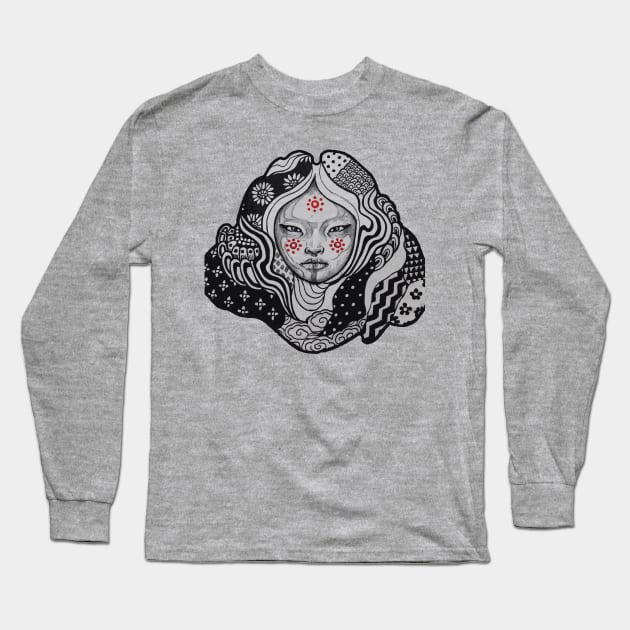 The Embroider Long Sleeve T-Shirt by Luke Gray